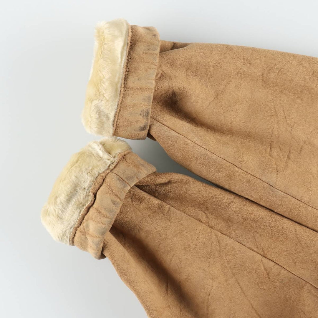Tommy Hilfiger suede leather blouson, men's size M (approx.) Genuine Leather Suede Leather Beige type Vintage Second Hand