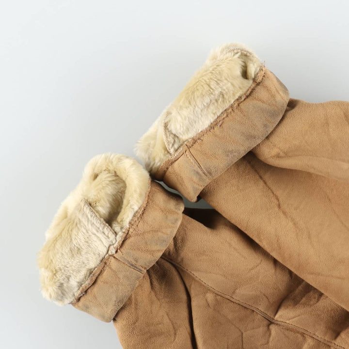 Tommy Hilfiger suede leather blouson, men's size M (approx.) Genuine Leather Suede Leather Beige type Vintage Second Hand