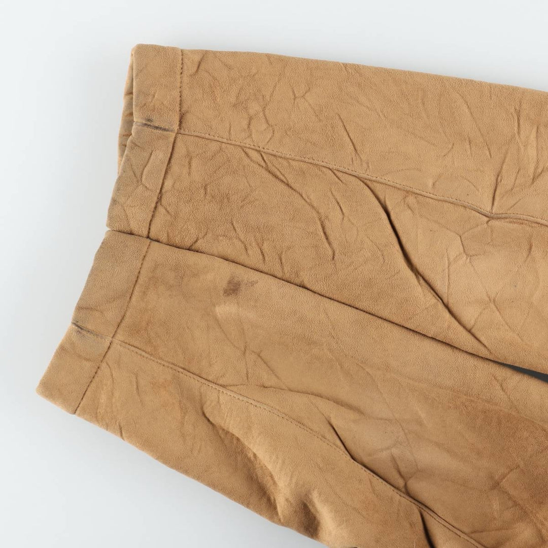 Tommy Hilfiger suede leather blouson, men's size M (approx.) Genuine Leather Suede Leather Beige type Vintage Second Hand