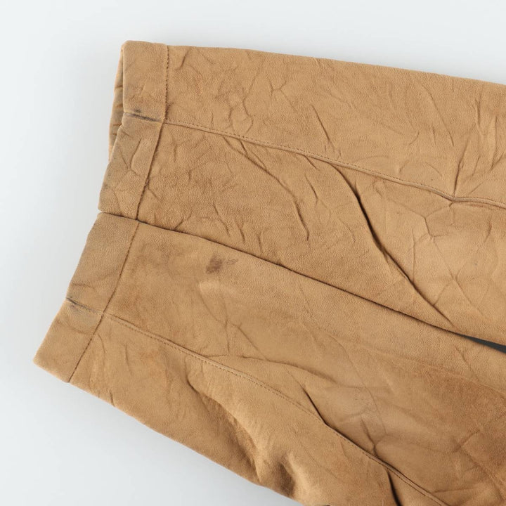 Tommy Hilfiger suede leather blouson, men's size M (approx.) Genuine Leather Suede Leather Beige type Vintage Second Hand