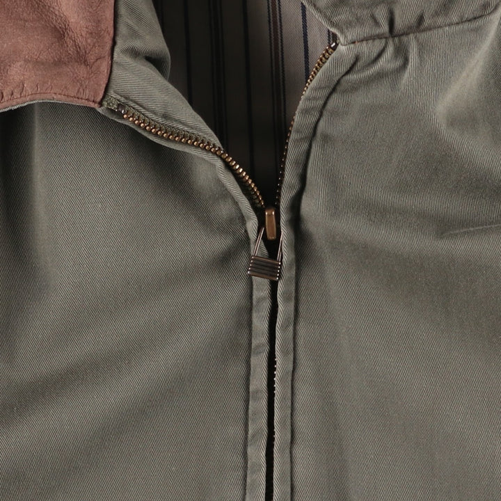 90s-00'S Eddie Bauer Collared Cotton Jacket, Men's Size S (Equivalent), Vintage cotton Khaki type Vintage Second Hand