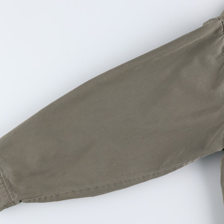90s-00'S Eddie Bauer Collared Cotton Jacket, Men's Size S (Equivalent), Vintage cotton Khaki type Vintage Second Hand