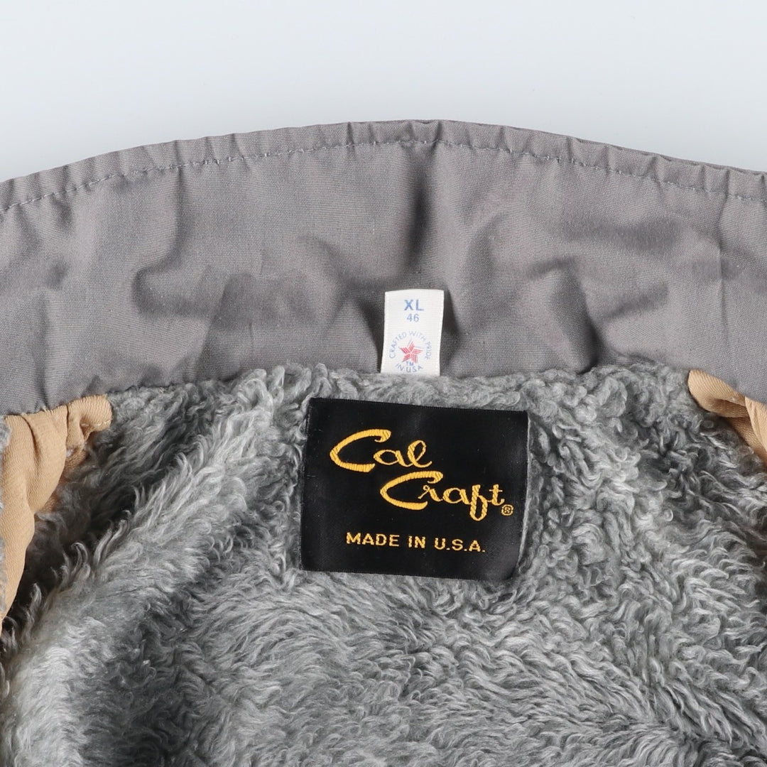 Cal Craft Swing Top Sport Jacket, Made in USA, Men's Size XL unclear gray type Vintage Second Hand