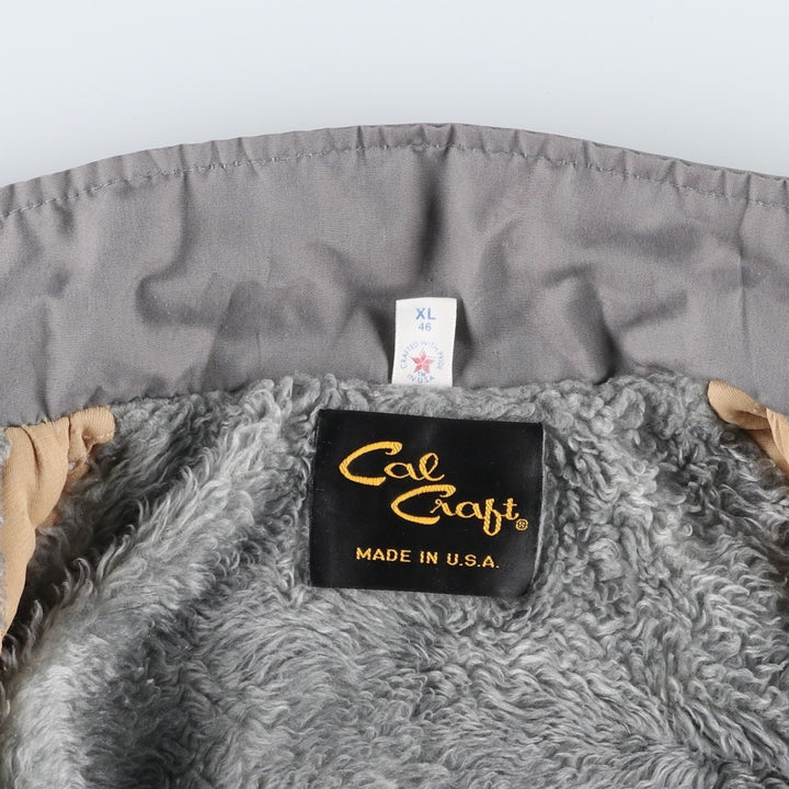 Cal Craft Swing Top Sport Jacket, Made in USA, Men's Size XL unclear gray type Vintage Second Hand