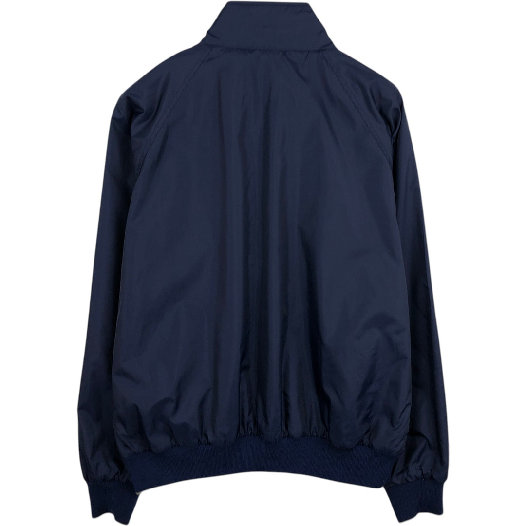 ~2000'S Lands' End Reversible Harrington Jacket Swing Top, Men's Size L (approx.) polyester Beige type Vintage Second Hand