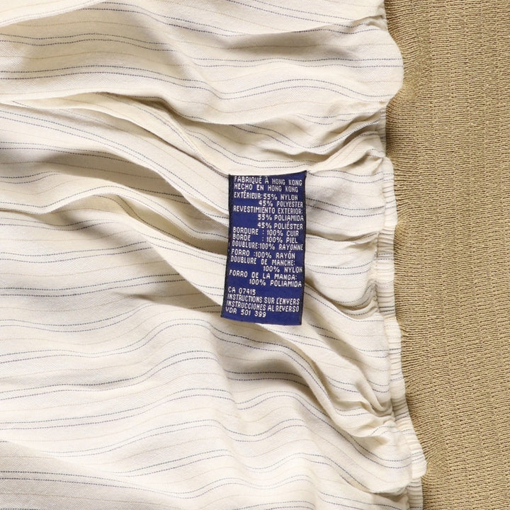 90'S Vintage Nautica Swing Top Sports Jacket, Men's Size Medium Nylon Beige type Vintage Second Hand