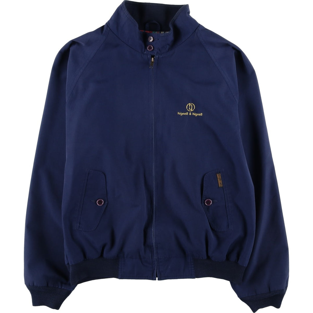 ~1990'S Eddie Bauer Harrington Jacket Swing Top Men's Size L (Equivalent) Vintage unclear navy blue type Vintage Second Hand