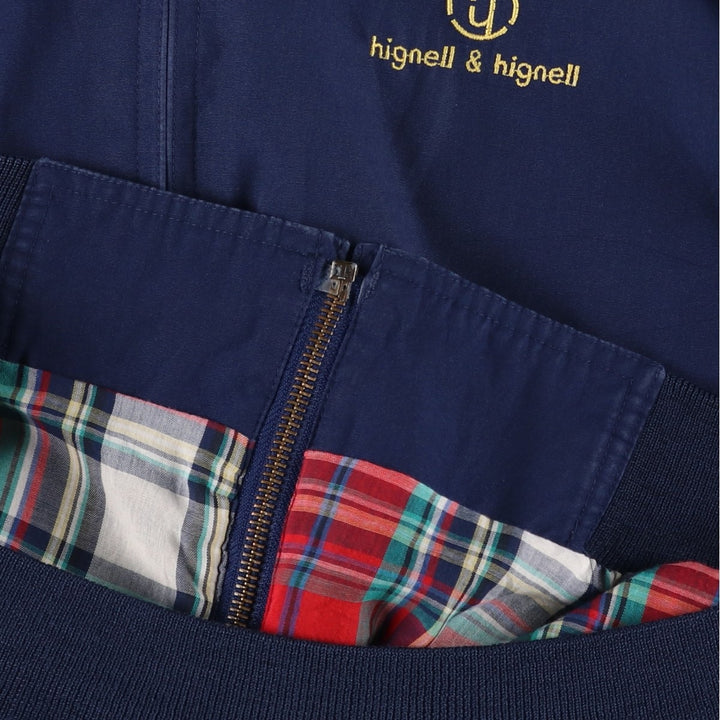 ~1990'S Eddie Bauer Harrington Jacket Swing Top Men's Size L (Equivalent) Vintage unclear navy blue type Vintage Second Hand