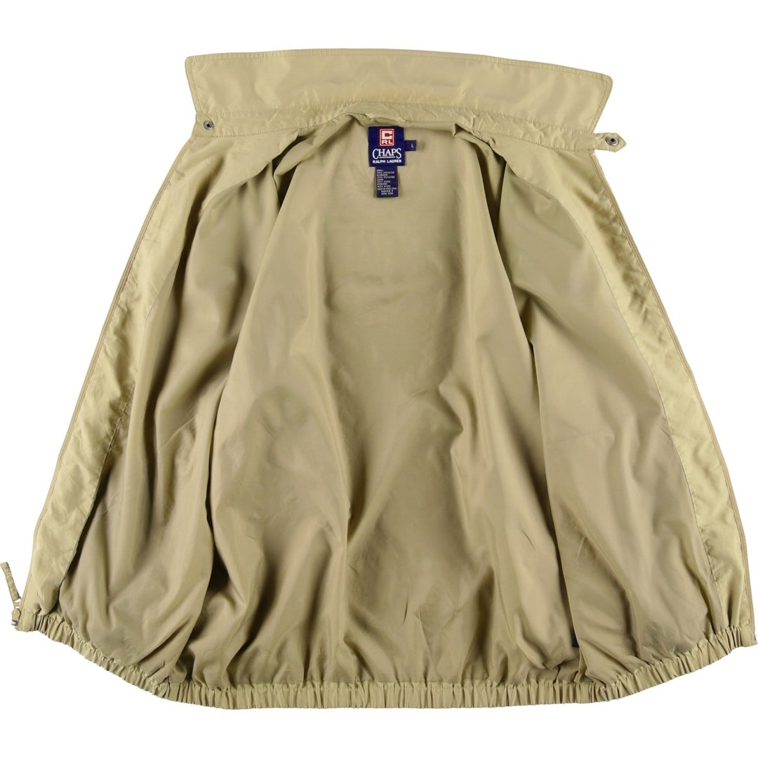 Ralph Lauren CHAPS swing top sports jacket, men's size L polyester Beige type Vintage Second Hand