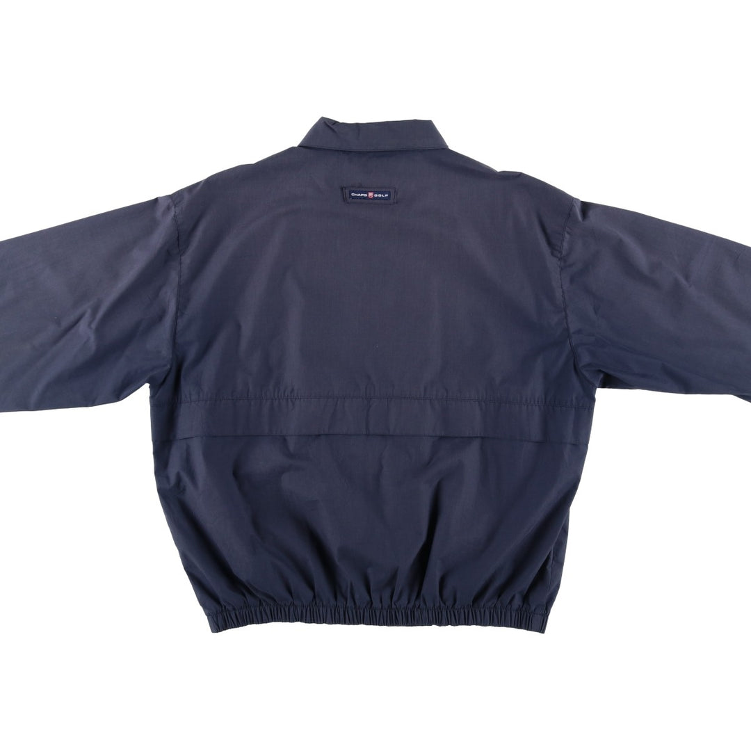 Ralph Lauren CHAPS swing top sports jacket, men's size L cotton navy blue type Vintage Second Hand