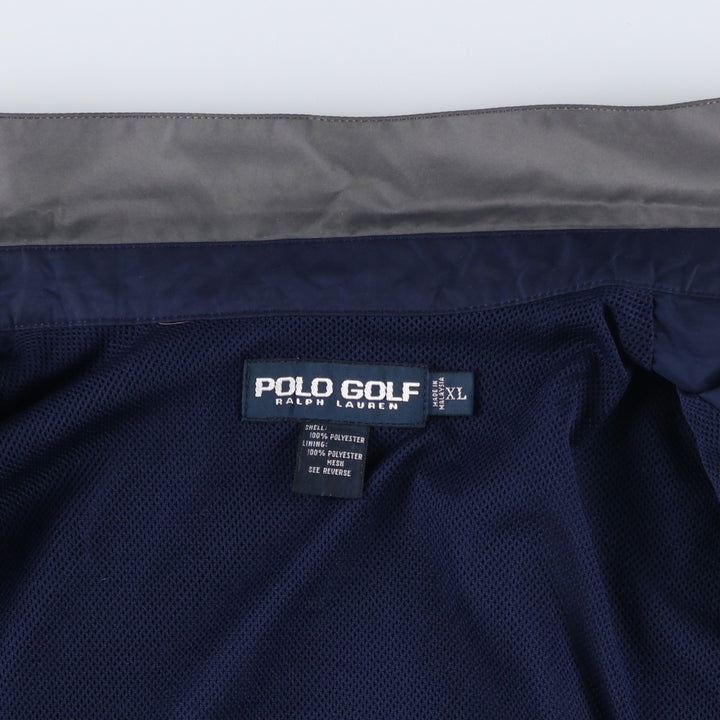 90s-00'S Ralph Lauren POLO GOLF Swing Top Sports Jacket, Men's Size XL (approx.) polyester navy blue type Vintage Second Hand