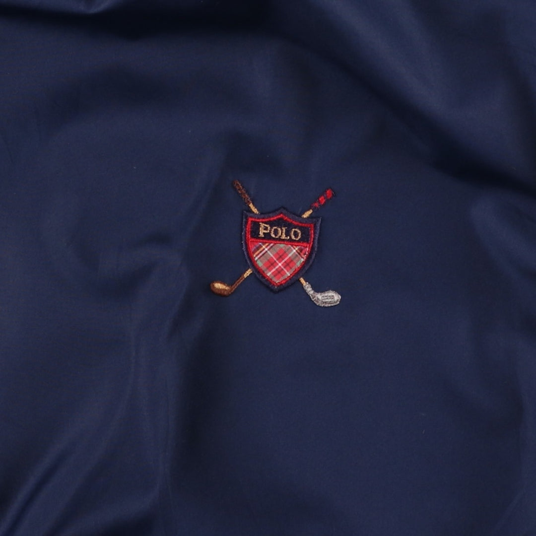 90s-00'S Ralph Lauren POLO GOLF Swing Top Sports Jacket, Men's Size XL (approx.) polyester navy blue type Vintage Second Hand