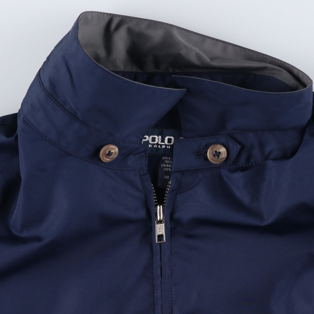 90s-00'S Ralph Lauren POLO GOLF Swing Top Sports Jacket, Men's Size XL (approx.) polyester navy blue type Vintage Second Hand