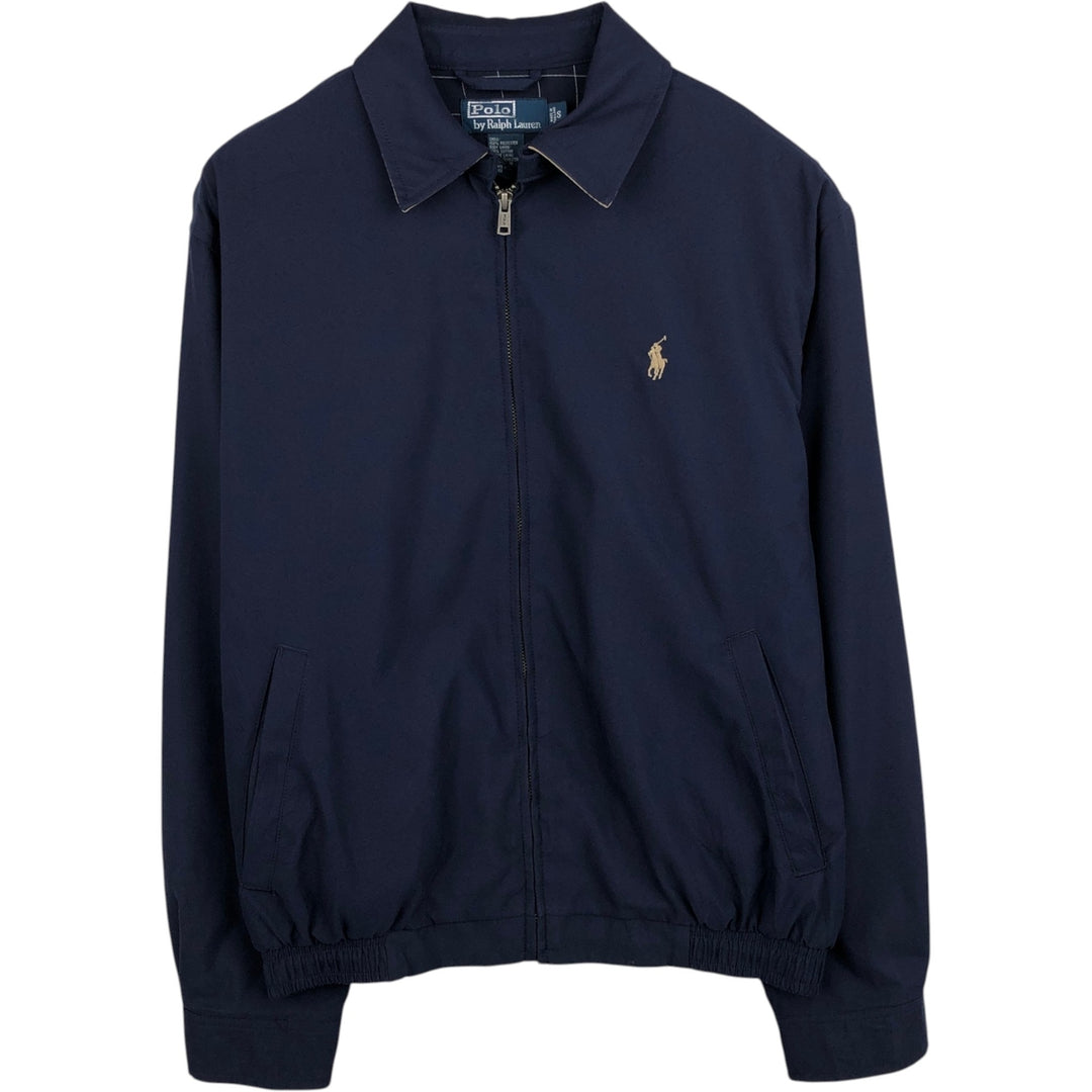 Ralph Lauren POLO by Ralph Lauren Swing Top Sports Jacket Men's S polyester navy blue type Vintage Second Hand