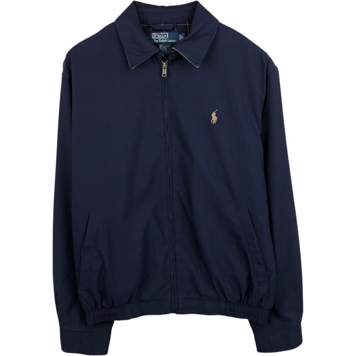 Ralph Lauren POLO by Ralph Lauren Swing Top Sports Jacket Men's S polyester navy blue type Vintage Second Hand