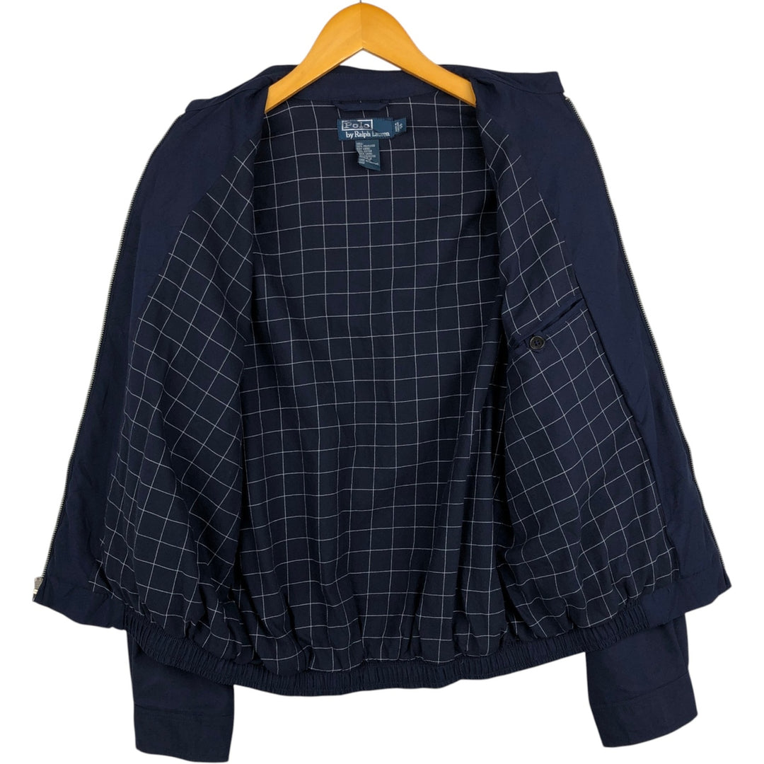 Ralph Lauren POLO by Ralph Lauren Swing Top Sports Jacket Men's S polyester navy blue type Vintage Second Hand