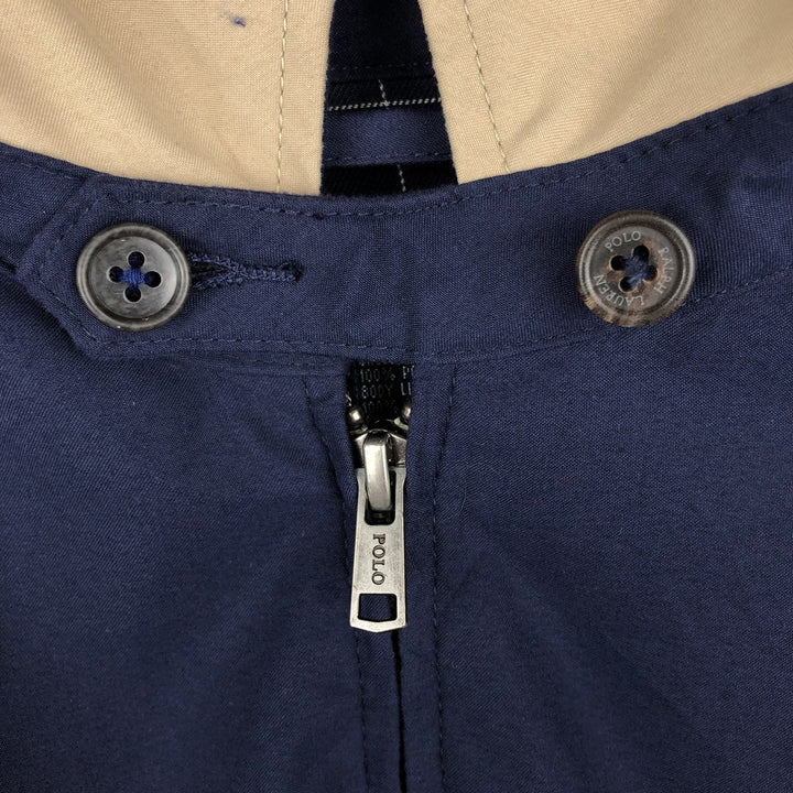 Ralph Lauren POLO by Ralph Lauren Swing Top Sports Jacket Men's S polyester navy blue type Vintage Second Hand