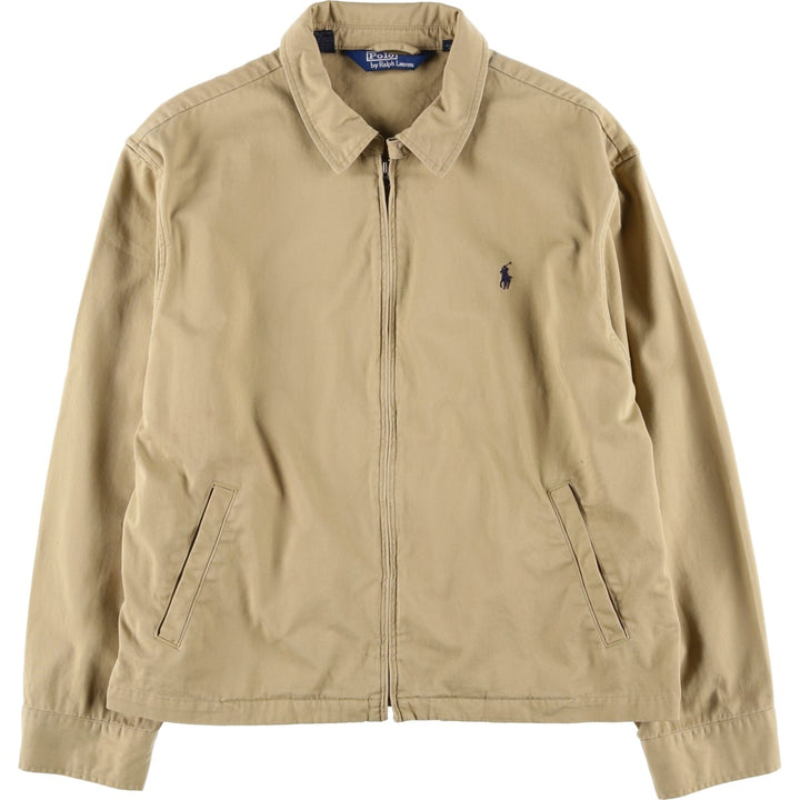 Ralph Lauren POLO by Ralph Lauren Swing Top Sports Jacket Men's XXL cotton Beige type Vintage Second Hand