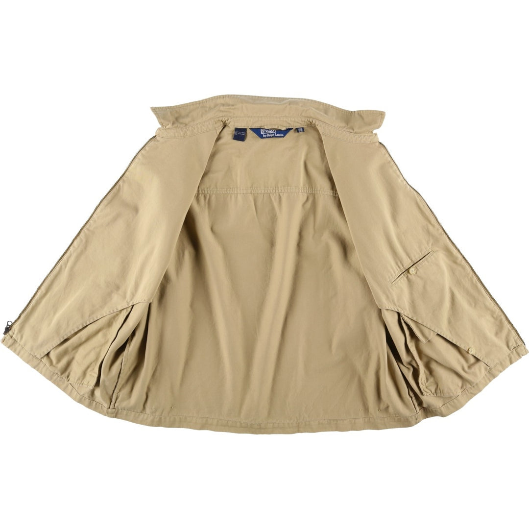 Ralph Lauren POLO by Ralph Lauren Swing Top Sports Jacket Men's XXL cotton Beige type Vintage Second Hand
