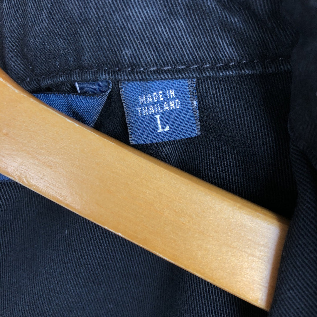 Ralph Lauren POLO by Ralph Lauren Swing Top Sports Jacket Men's L size cotton black type Vintage Second Hand