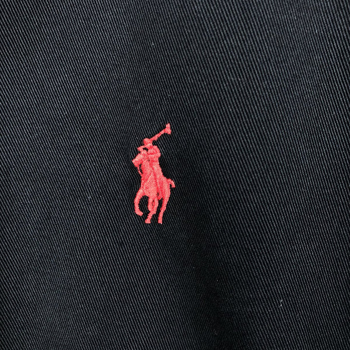Ralph Lauren POLO by Ralph Lauren Swing Top Sports Jacket Men's L size cotton black type Vintage Second Hand
