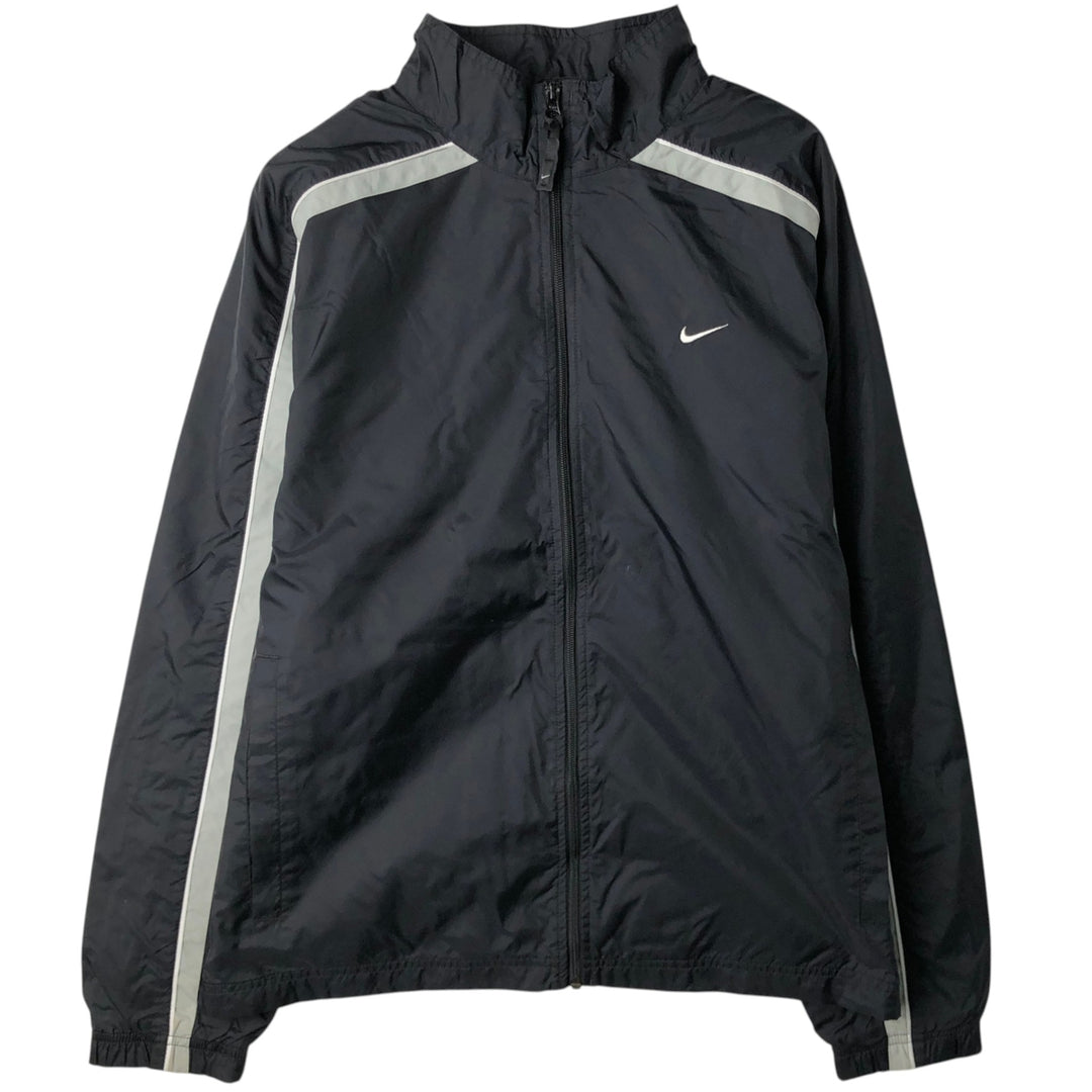 00'S Nike Windbreaker Men's M size polyester black type Vintage Second Hand