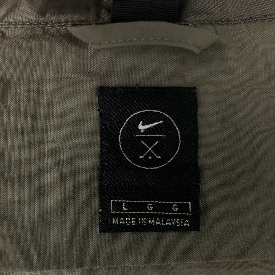 Nike Golf Nylon Parka for Men (Size L) Nylon gray type Vintage Second Hand