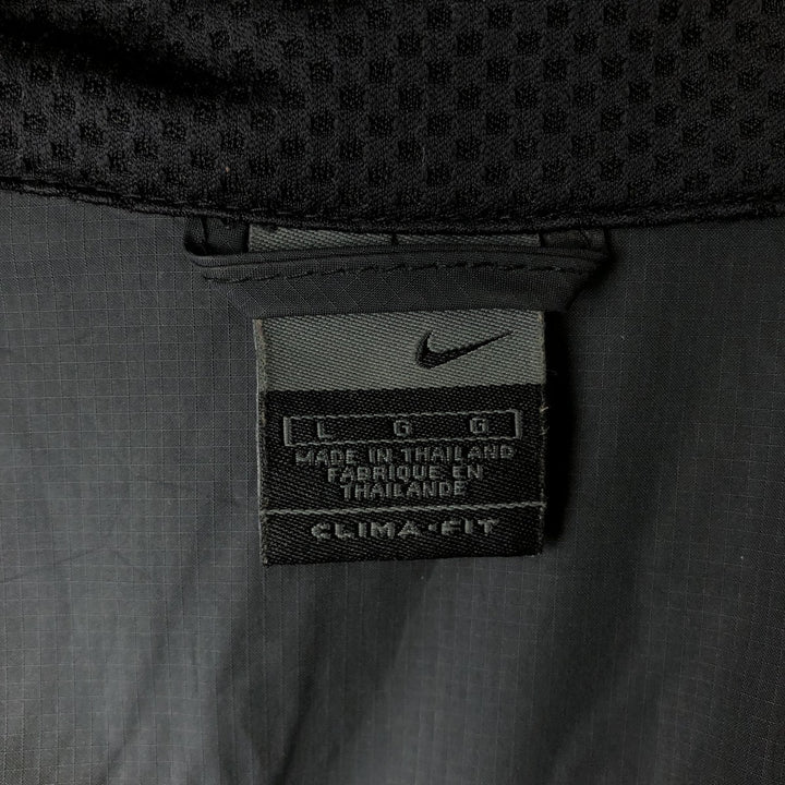 2000'S Nike CLIMA-FIT Ripstop Windbreaker, Men's Size L (approx.) polyester black type Vintage Second Hand