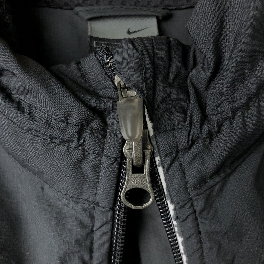 2000'S Nike CLIMA-FIT Ripstop Windbreaker, Men's Size L (approx.) polyester black type Vintage Second Hand