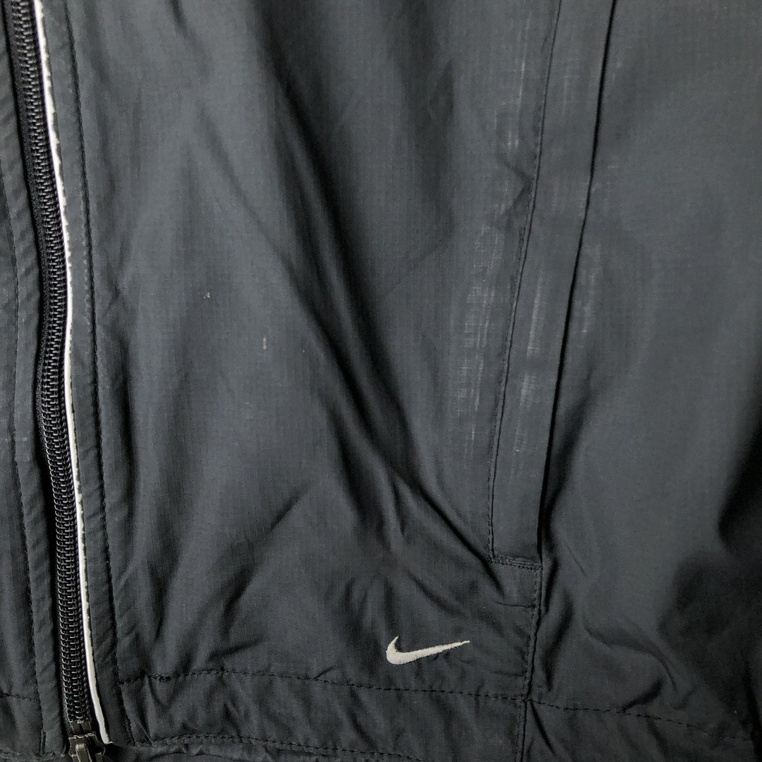 2000'S Nike CLIMA-FIT Ripstop Windbreaker, Men's Size L (approx.) polyester black type Vintage Second Hand