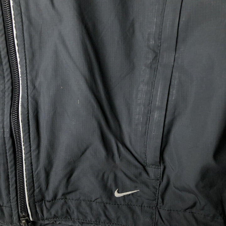 2000'S Nike CLIMA-FIT Ripstop Windbreaker, Men's Size L (approx.) polyester black type Vintage Second Hand