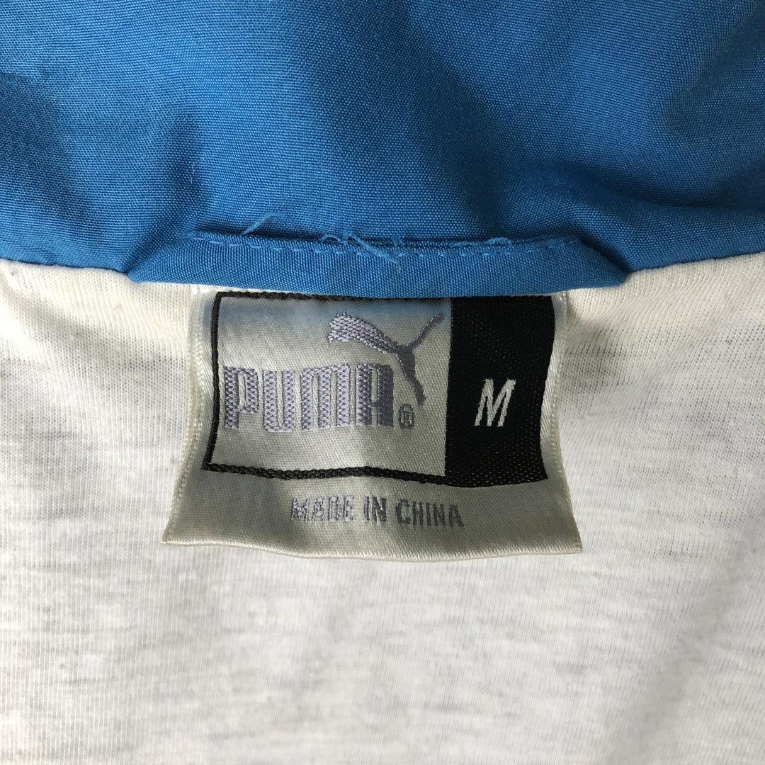 90'S Puma windbreaker, men's size M, vintage polyester black type Vintage Second Hand