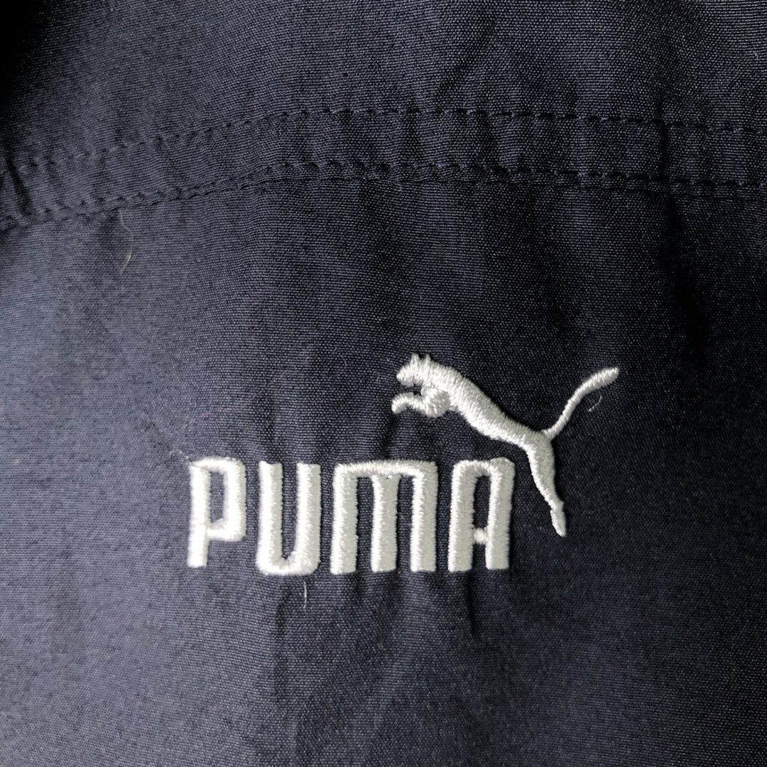 90'S Puma windbreaker, men's size M, vintage polyester black type Vintage Second Hand