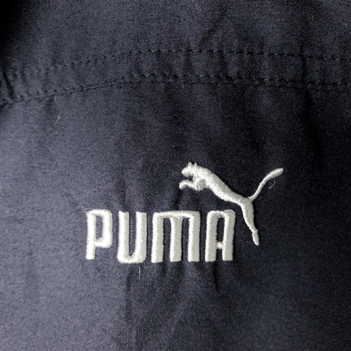 90'S Puma windbreaker, men's size M, vintage polyester black type Vintage Second Hand
