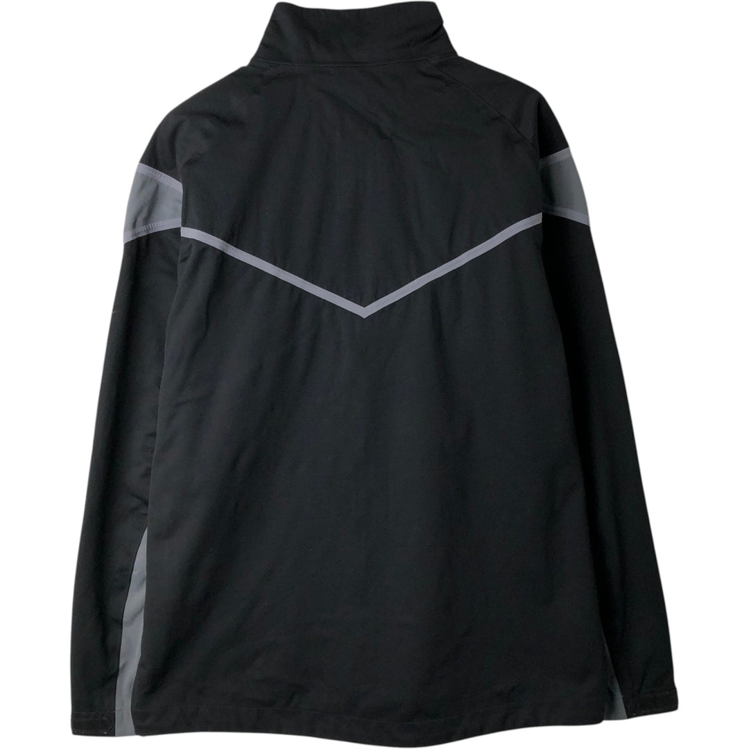 Nike Golf Windbreaker, Men's Size L polyester black type Vintage Second Hand