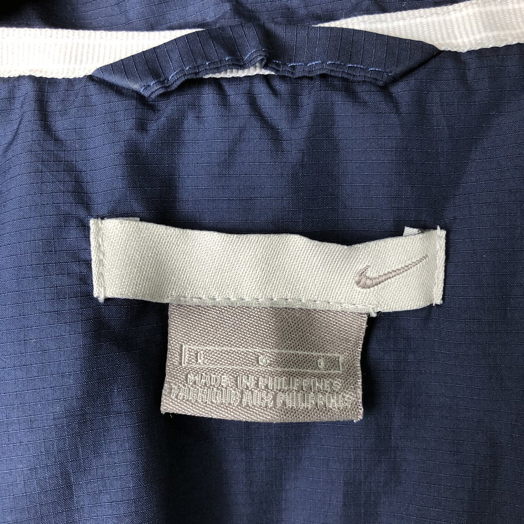 00'S Nike Windbreaker Men's Size L polyester navy blue type Vintage Second Hand