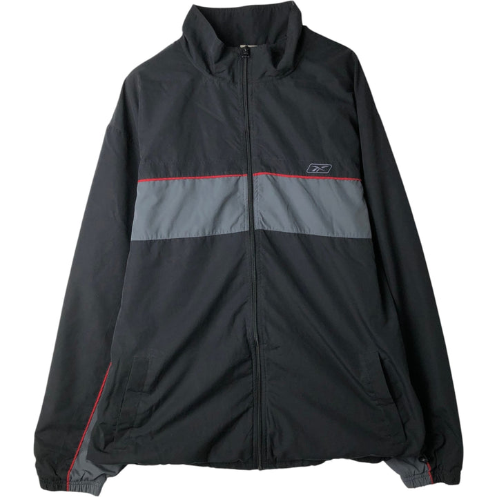Reebok Windbreaker Men's XL polyester black type Vintage Second Hand
