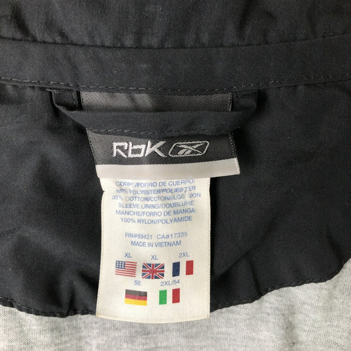 Reebok Windbreaker Men's XL polyester black type Vintage Second Hand