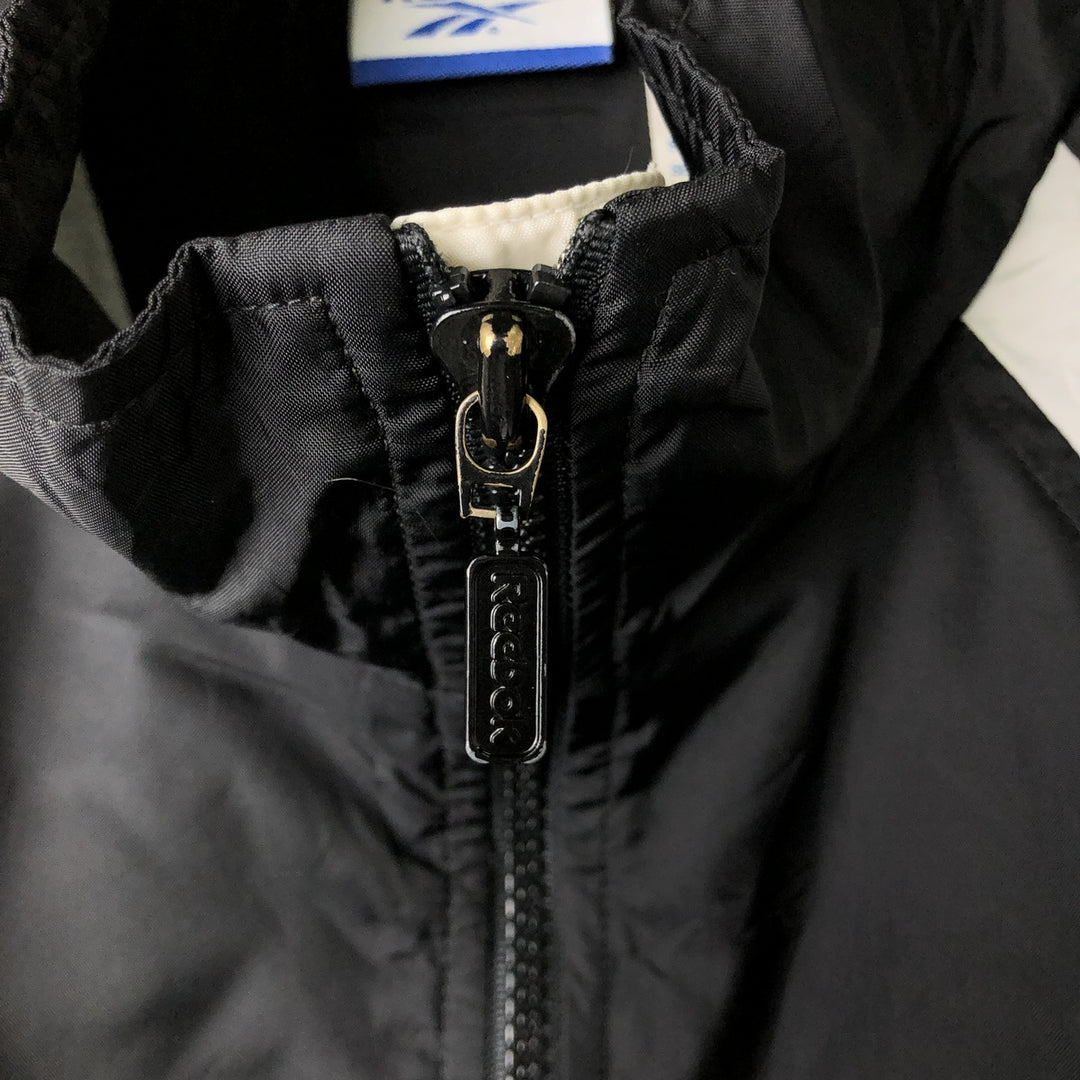 00s~ Reebok nylon jacket, men's size L Nylon black type Vintage Second Hand