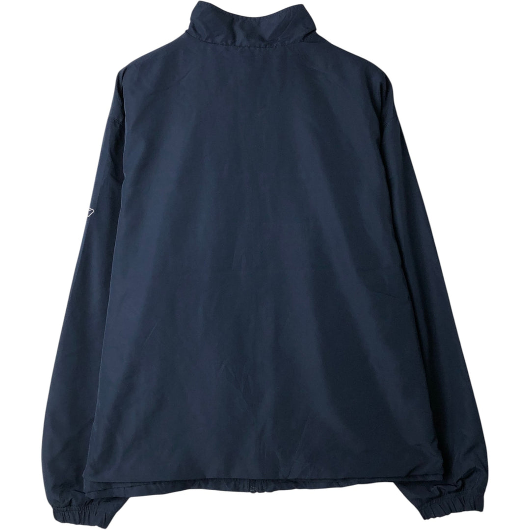 Reebok Windbreaker Men's Size L polyester navy blue type Vintage Second Hand