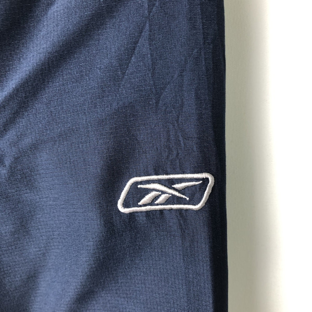 Reebok Windbreaker Men's Size L polyester navy blue type Vintage Second Hand
