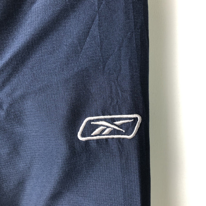 Reebok Windbreaker Men's Size L polyester navy blue type Vintage Second Hand