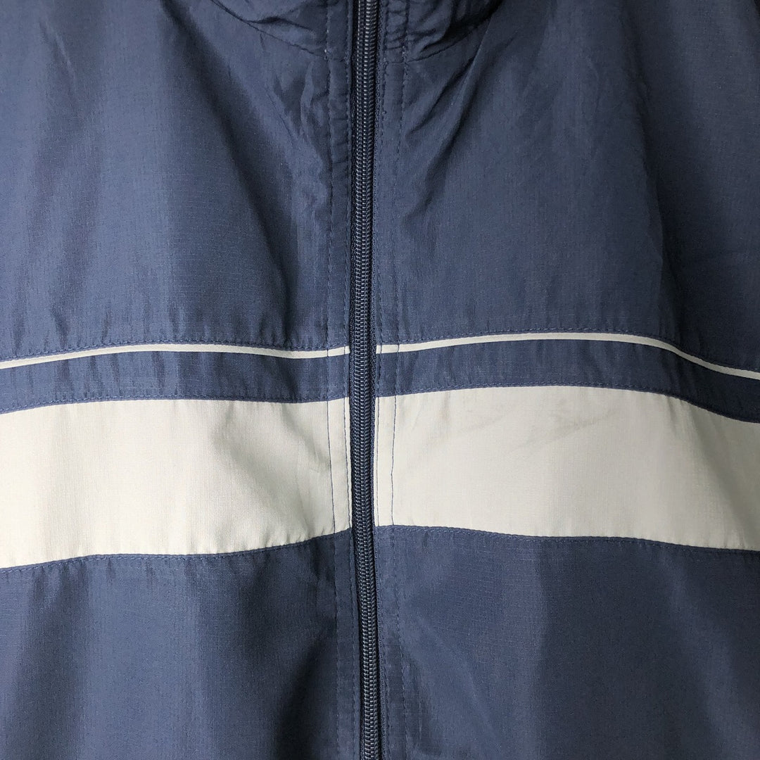 Reebok Windbreaker Men's Size L polyester navy blue type Vintage Second Hand