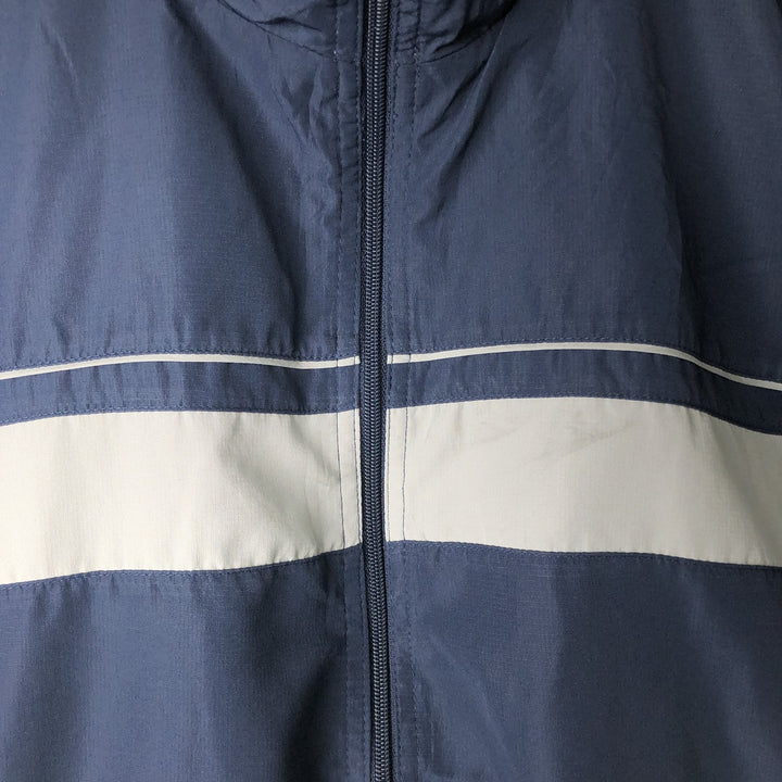 Reebok Windbreaker Men's Size L polyester navy blue type Vintage Second Hand