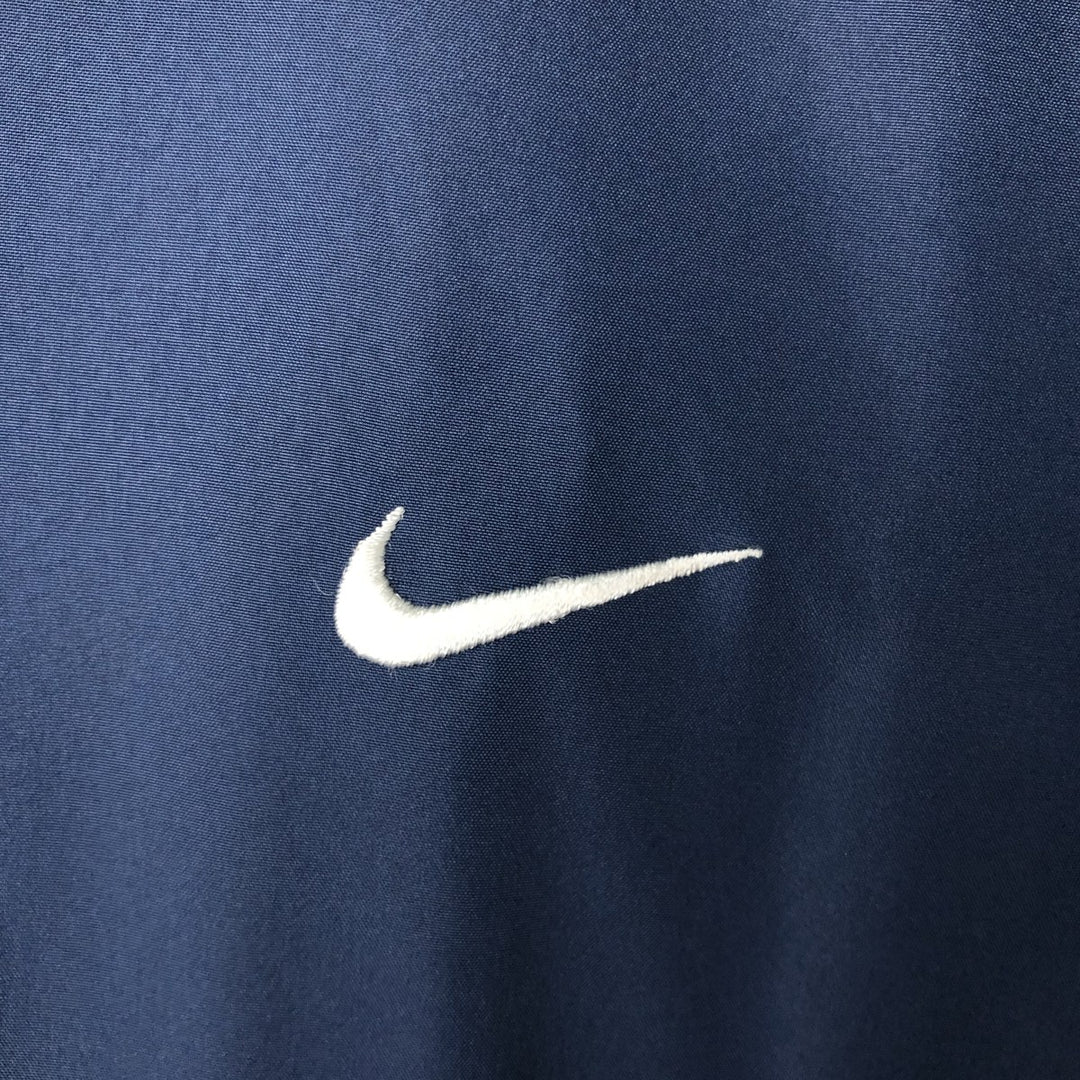 00'S Nike Windbreaker Men's XL polyester navy blue type Vintage Second Hand