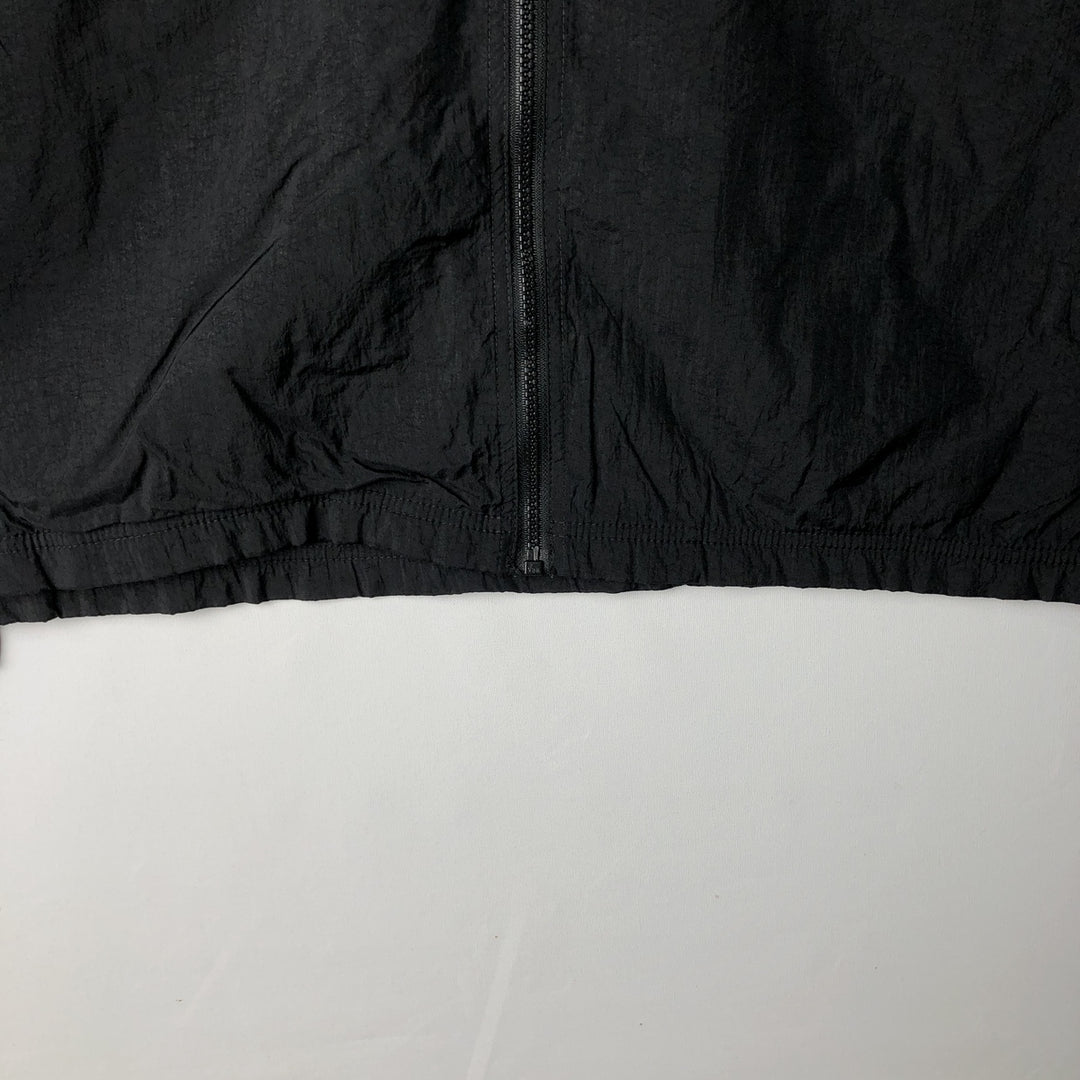 90'S Reebok Back Logo Nylon Jacket, Men's Size XL (Equivalent), Vintage Nylon black type Vintage Second Hand