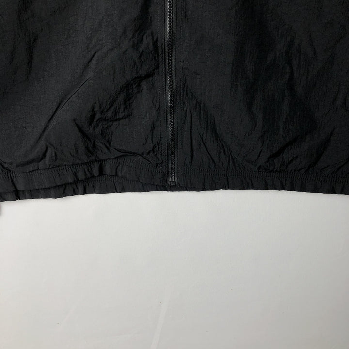 90'S Reebok Back Logo Nylon Jacket, Men's Size XL (Equivalent), Vintage Nylon black type Vintage Second Hand