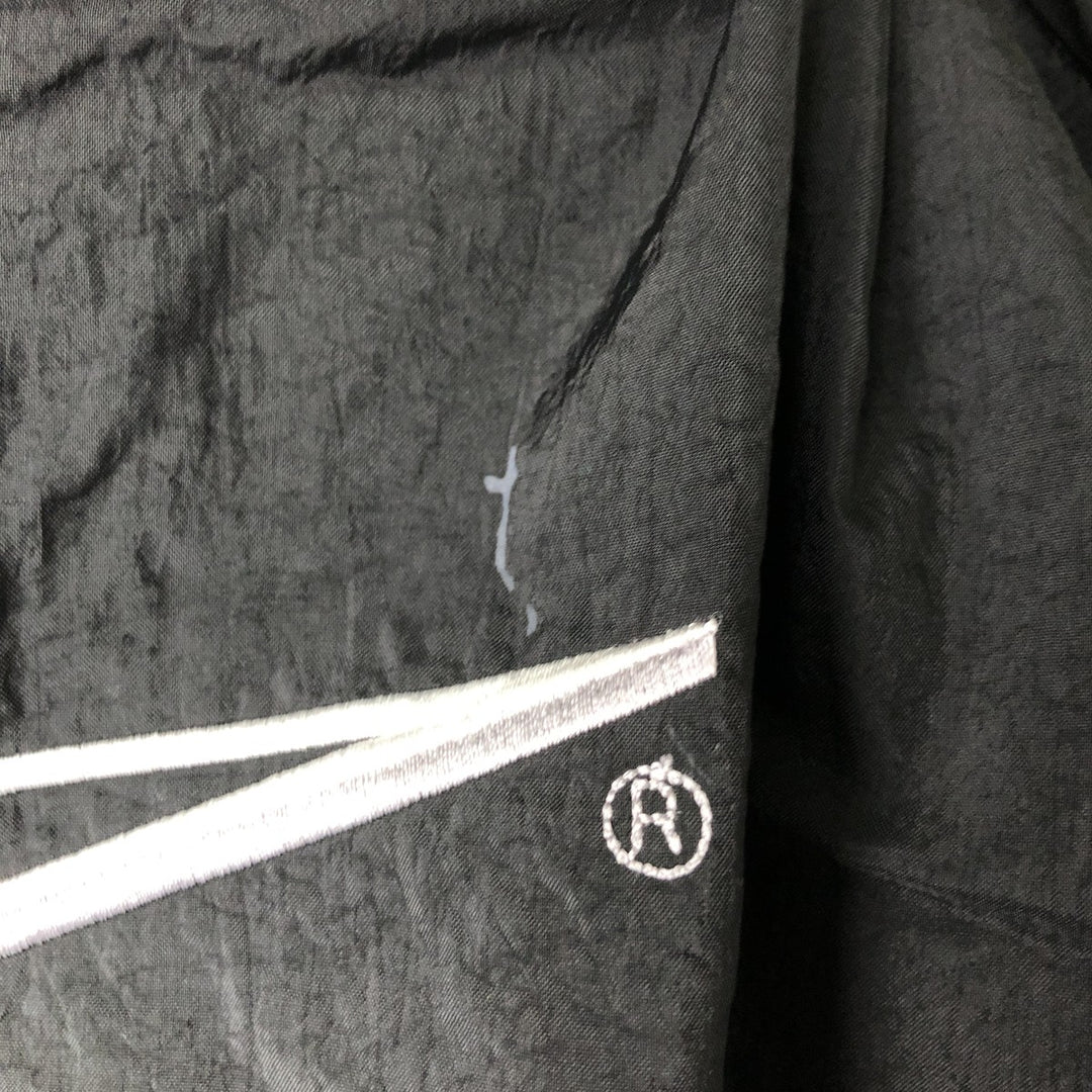 90'S Reebok Back Logo Nylon Jacket Men's Size L Vintage Nylon black type Vintage Second Hand