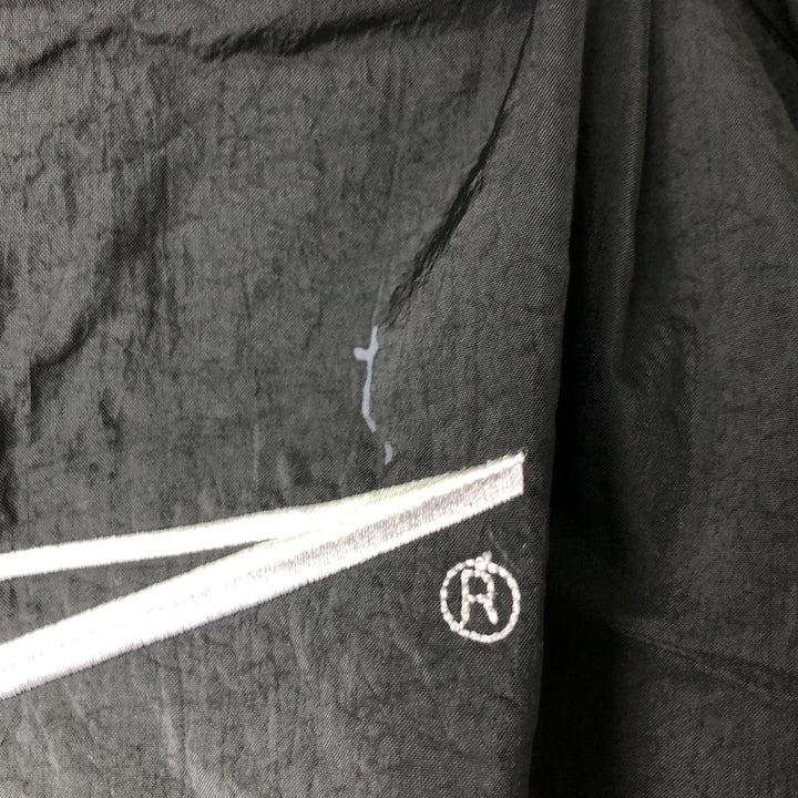 90'S Reebok Back Logo Nylon Jacket Men's Size L Vintage Nylon black type Vintage Second Hand