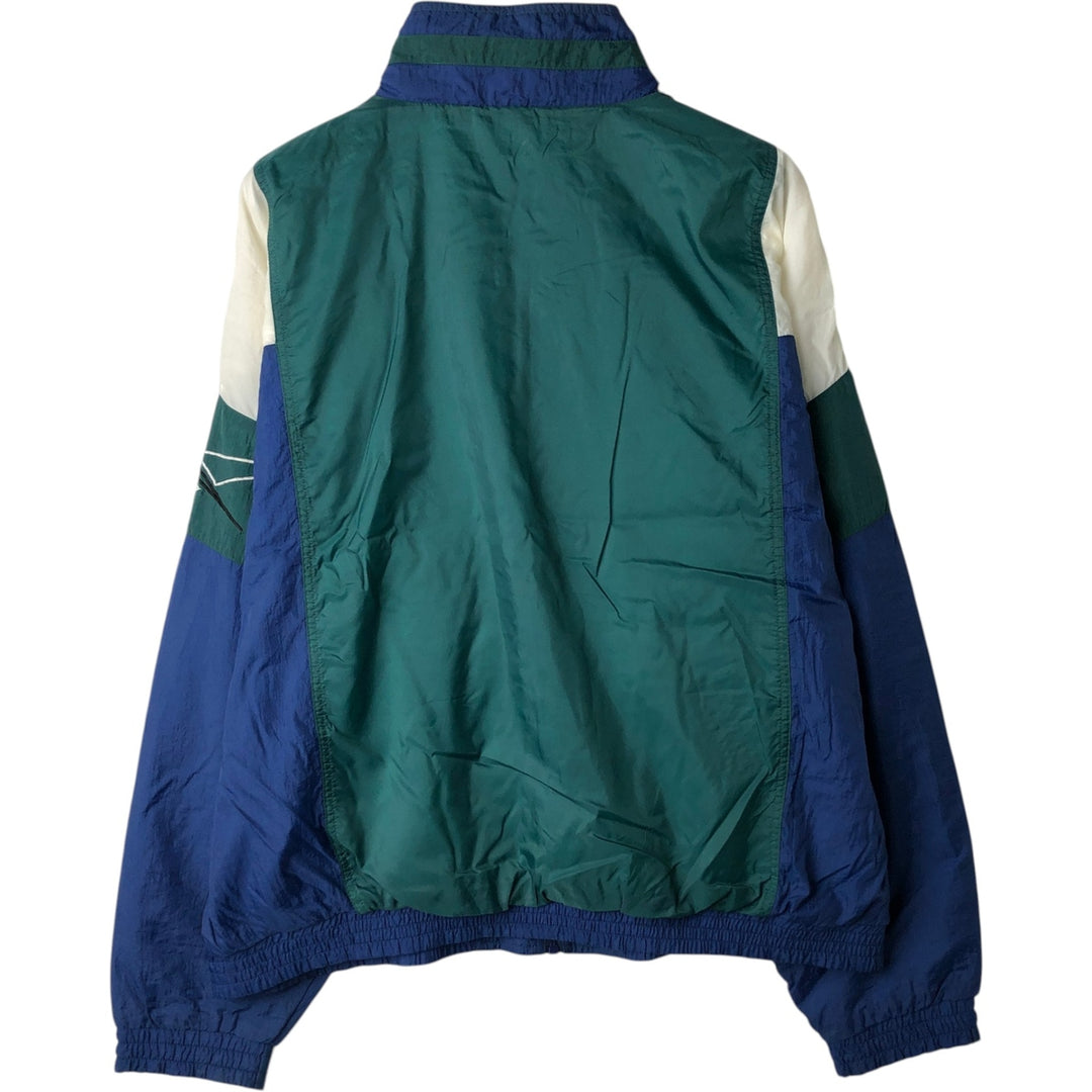 90'S Reebok nylon jacket, men's size L, vintage Nylon green type Vintage Second Hand